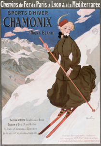 Sports d'hiver à Chamonix, 1905